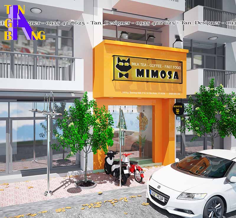 thiết kế quán trà sữa ở thành phố hồ chí minh