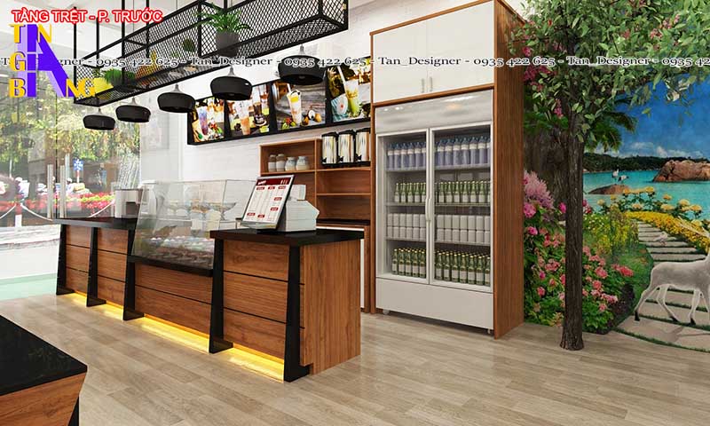 thiết kế quán trà sữa ở thành phố hồ chí minh