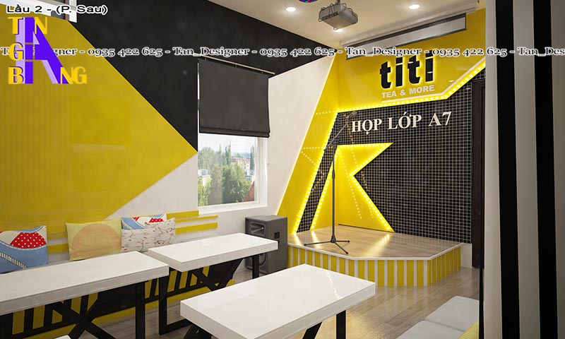 Thiết kế quán trà sữa ở TpHCM