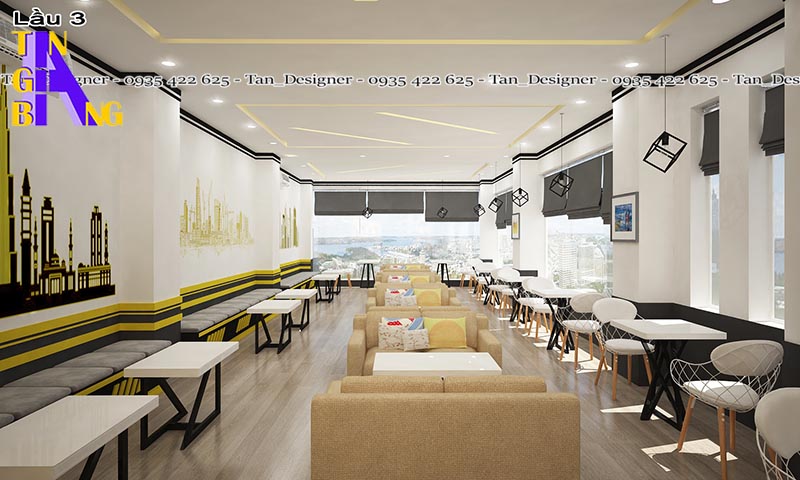 Thiết kế quán trà sữa ở TPHCM